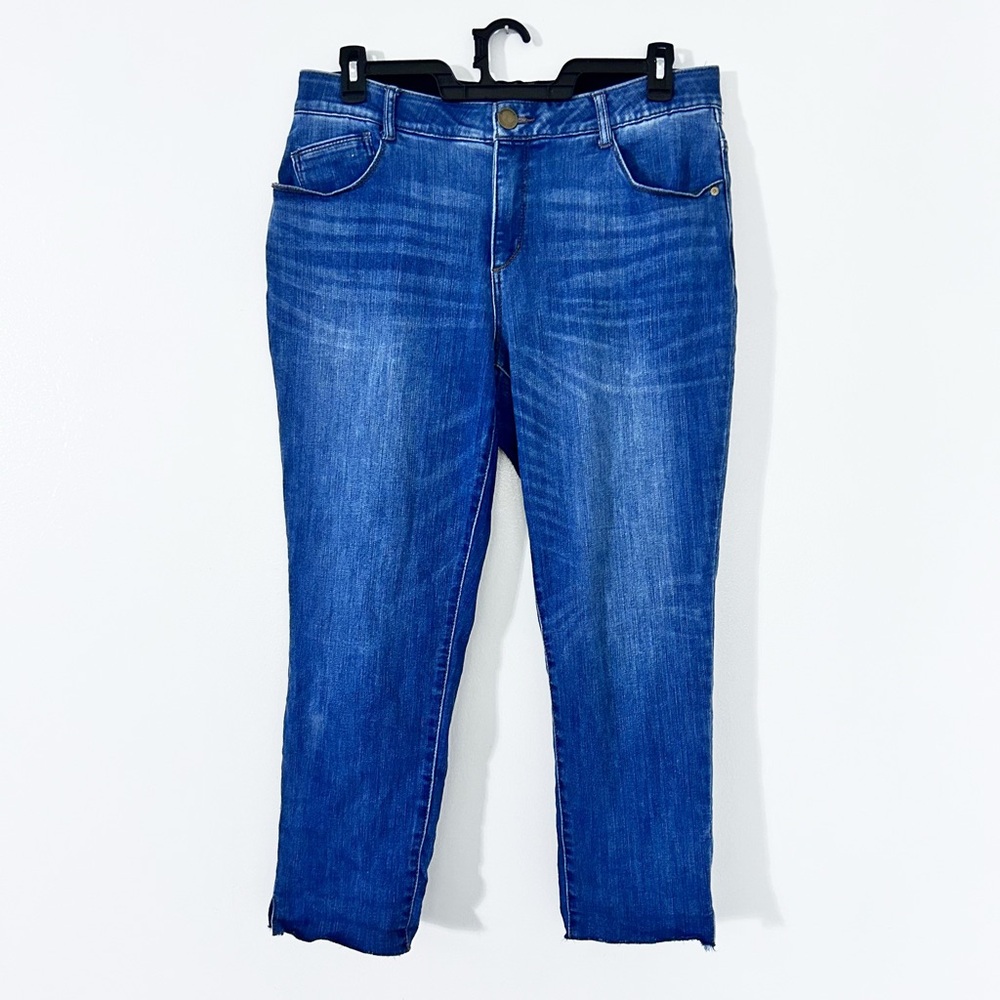 Democracy Jeans Women's Size 16w Ab Soulution Raw Hem Straight Jeans